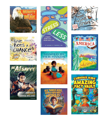 J NF New Book Covers April 2026